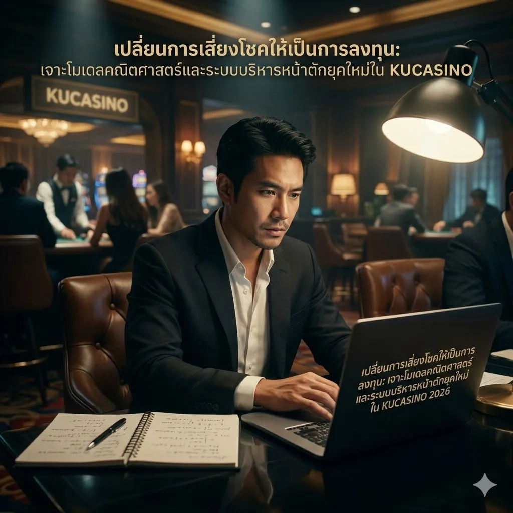เปลี่ยนการเสี่ยงโชคให้เป็นการลงทุน: เจาะโมเดลคณิตศาสตร์และระบบบริหารหน้าตักยุคใหม่ใน KUCASINO 2026